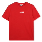 KURZARM T-SHIRT, ROT, hi-res