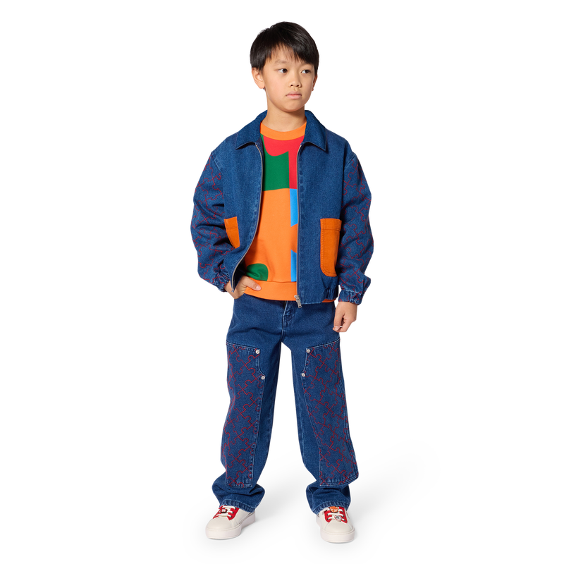 Jeansjacke KENZO KIDS 
                        JUNGE