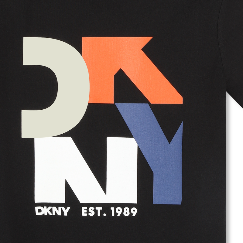 Kurzarm-T-Shirt aus Baumwolle DKNY 
                        JUNGE