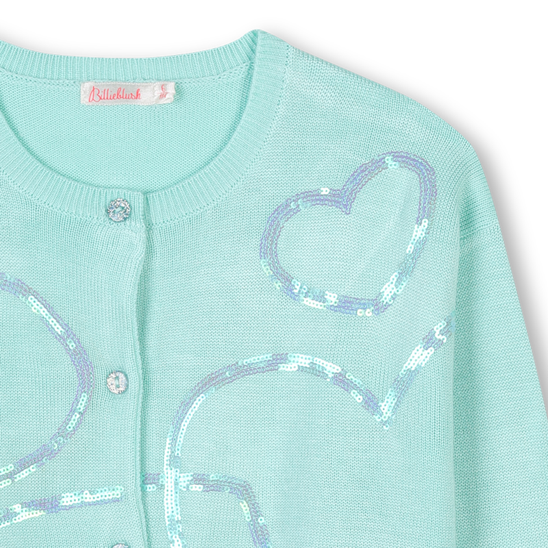 Strickjacke mit Pailletten BILLIEBLUSH 
                        M&Auml;DCHEN