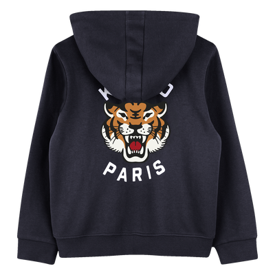 Sweatjacke mit Kapuze KENZO KIDS JUNGE