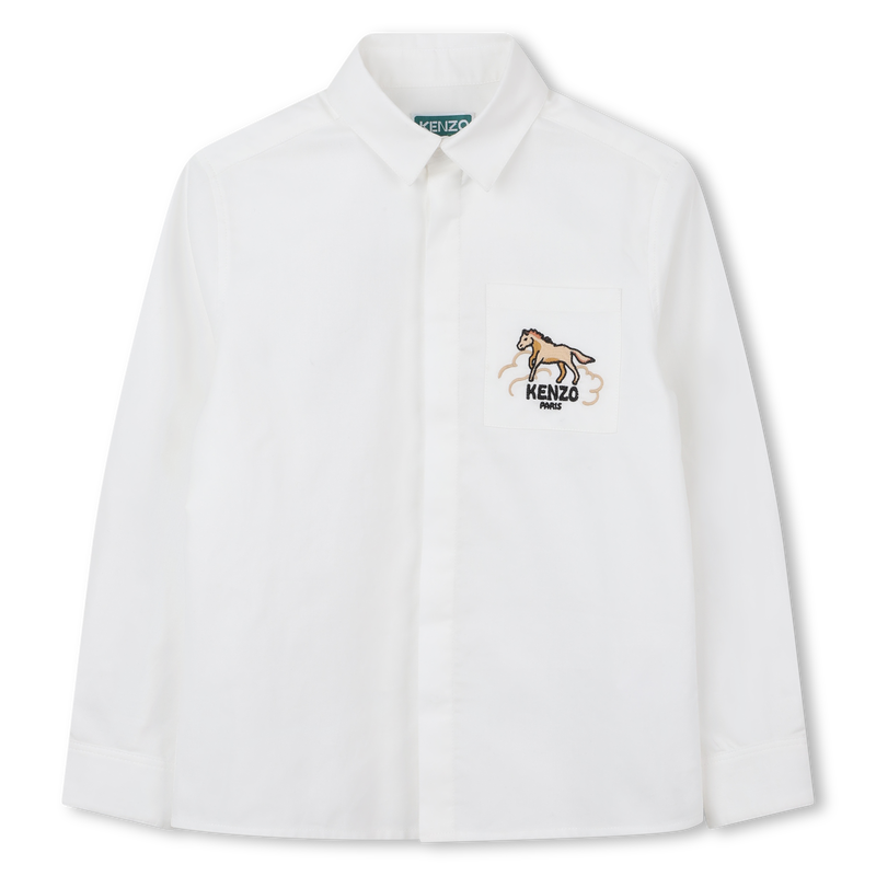 LANG&Auml;RMELIGES HEMD KENZO KIDS 
                        JUNGE