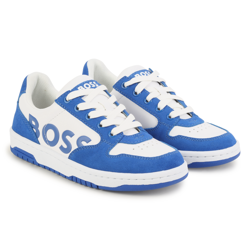 Schn&uuml;r-sneaker mit logo
