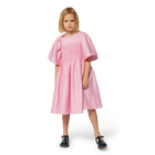 Besticktes Baumwoll-Kleid KENZO KIDS 
                    M&Auml;DCHEN