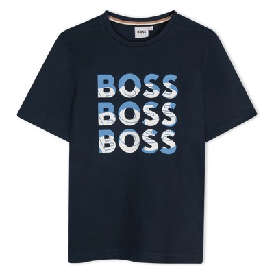 T-Shirt aus Baumwolle BOSS JUNGE