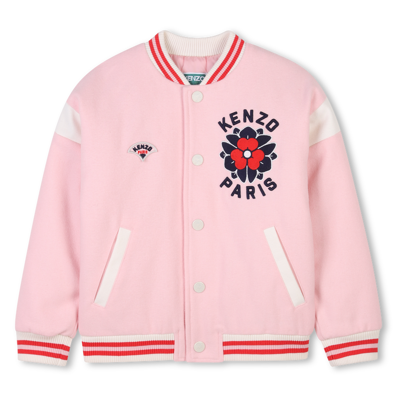 Woll-Jacke mit Stickerei KENZO KIDS 
                        M&Auml;DCHEN