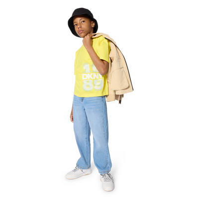 KURZ&Auml;RMELIGES T-SHIRT DKNY UNISEX