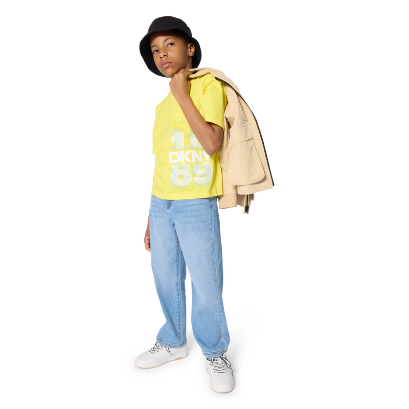 KURZ&Auml;RMELIGES T-SHIRT DKNY 
                        UNISEX