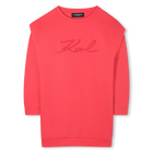 Lang&auml;rmeliges Kleid KARL LAGERFELD KIDS 
                    M&Auml;DCHEN