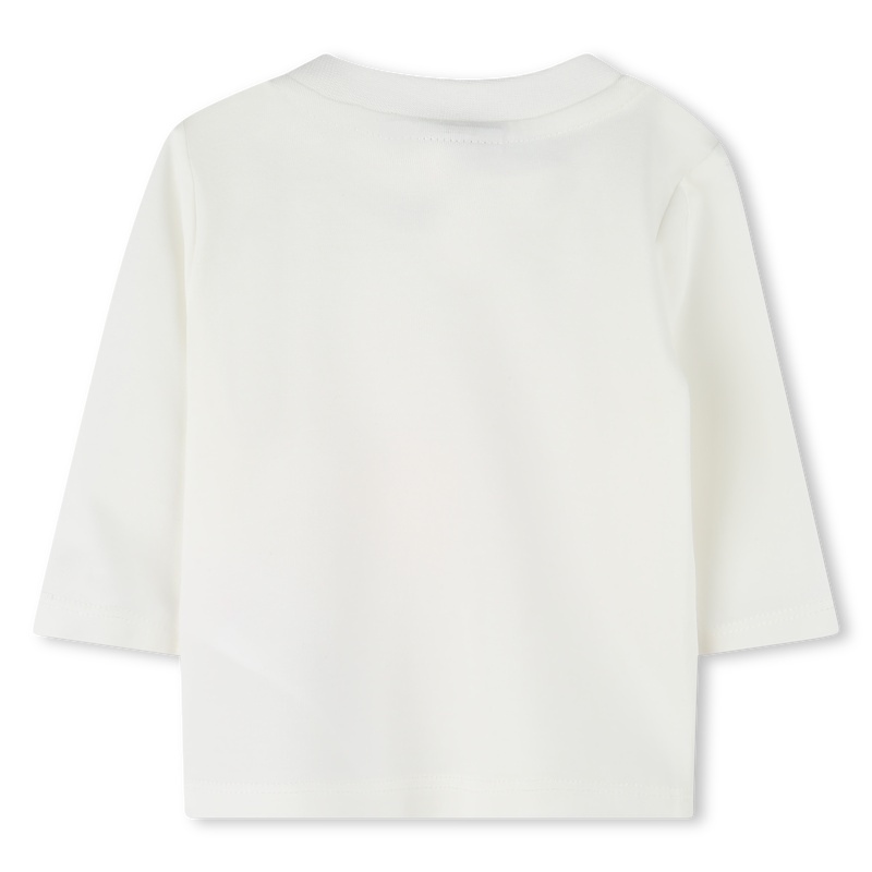 T-Shirt mit Bl&uuml;tenblatt-Print BOSS 
                        M&Auml;DCHEN