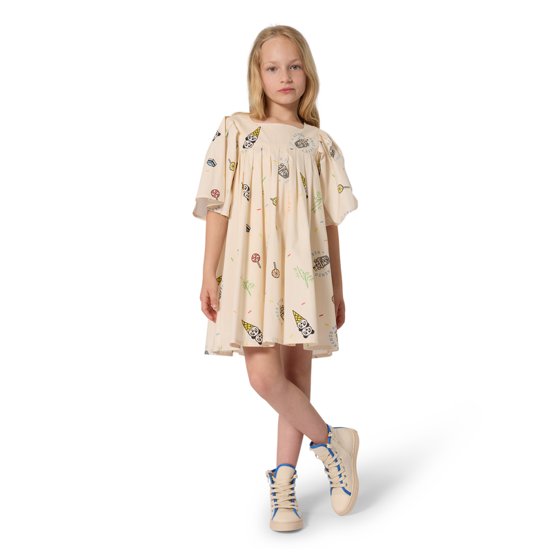 POPLIN KLEID KENZO KIDS 
                        M&Auml;DCHEN