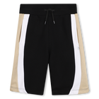 Fleece-shorts, SCHWARZ, hi-res