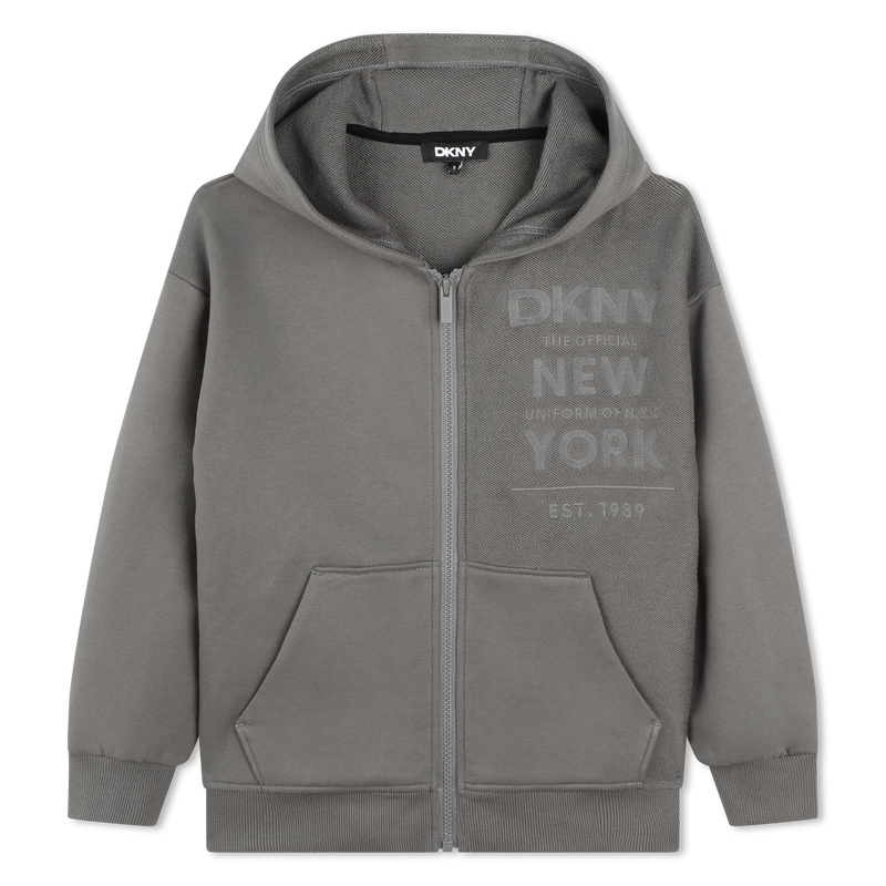 Sweat-Cardigan aus Baumwolle DKNY 
                        JUNGE