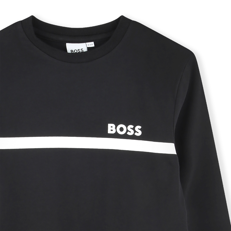 Lang&auml;rmeliges t-shirt BOSS 
                        JUNGE