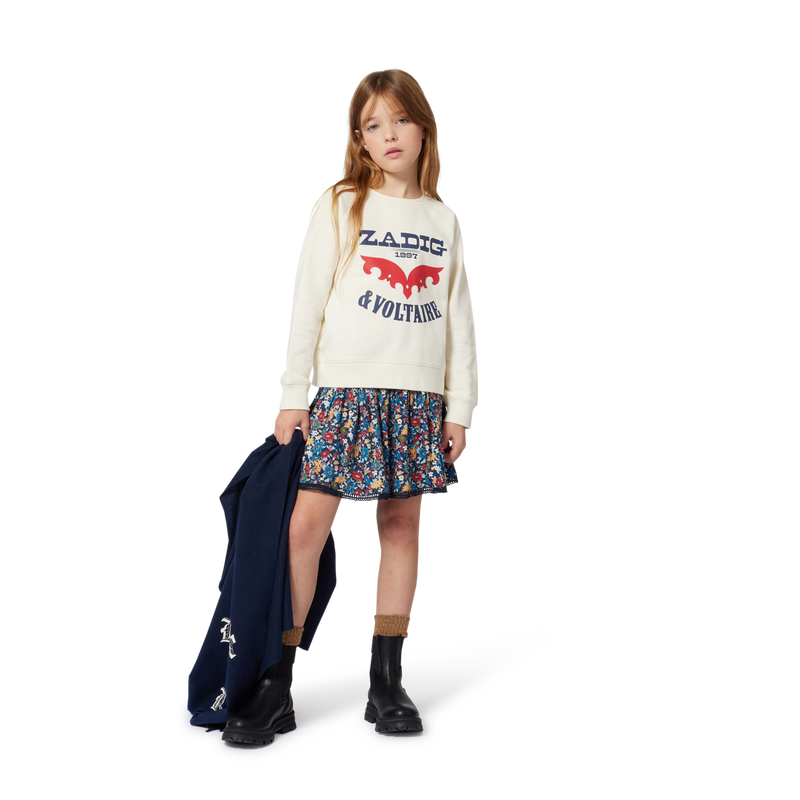 Gemusterter Schal ZADIG & VOLTAIRE 
                        M&Auml;DCHEN