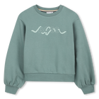Fleece-sweatshirt BOSS 
                    M&Auml;DCHEN