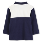 Zweifarbiges Poloshirt aus Baumwolle mit geripptem TIMBERLAND 
                    JUNGE