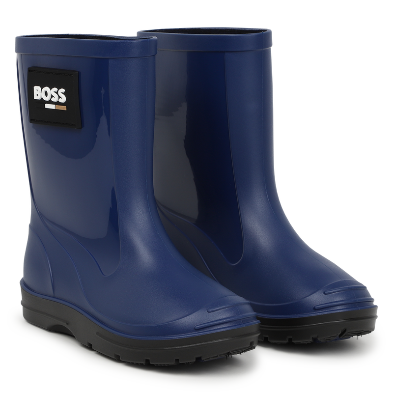 Regenstiefel aus 2 Materialien BOSS 
                        JUNGE