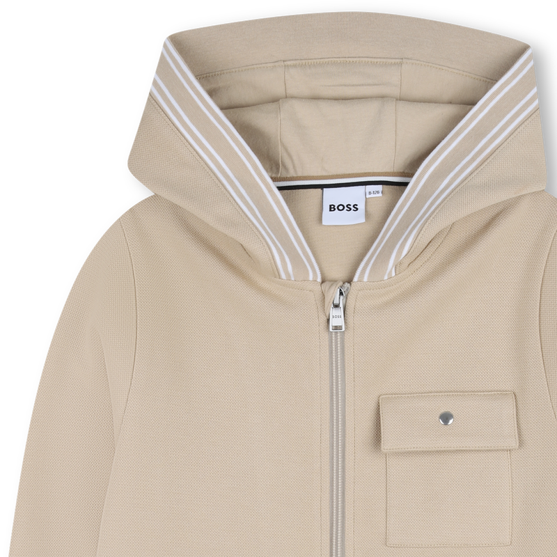 KAPUZENPULLOVER MIT REISSVERSCHLUSS BOSS 
                        JUNGE