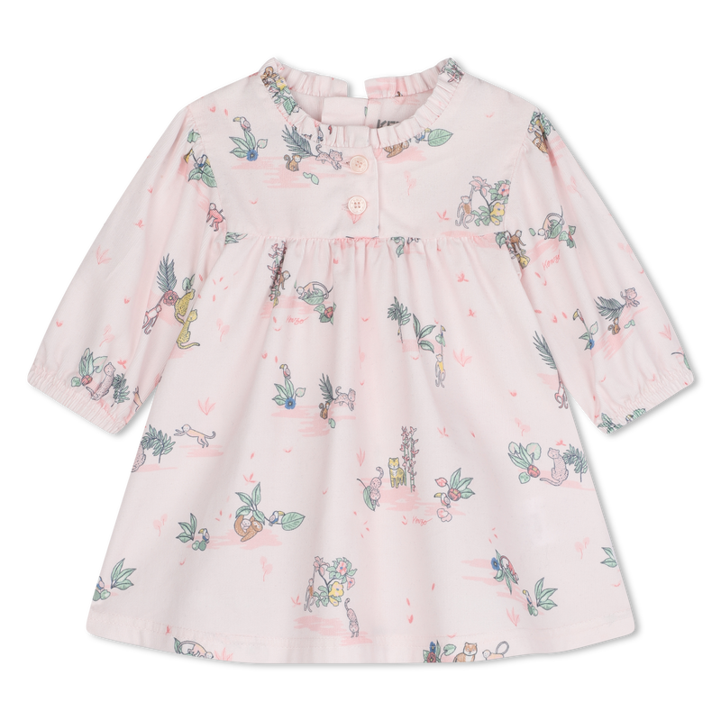 Baumwoll-Kleid und Leggings KENZO KIDS 
                        M&Auml;DCHEN