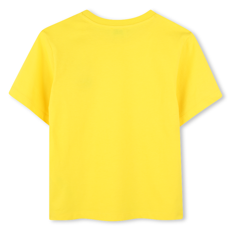 Besticktes T-Shirt mit Badge KENZO KIDS 
                        M&Auml;DCHEN