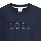 Sweatshirt mit Stickerei BOSS 
                    M&Auml;DCHEN