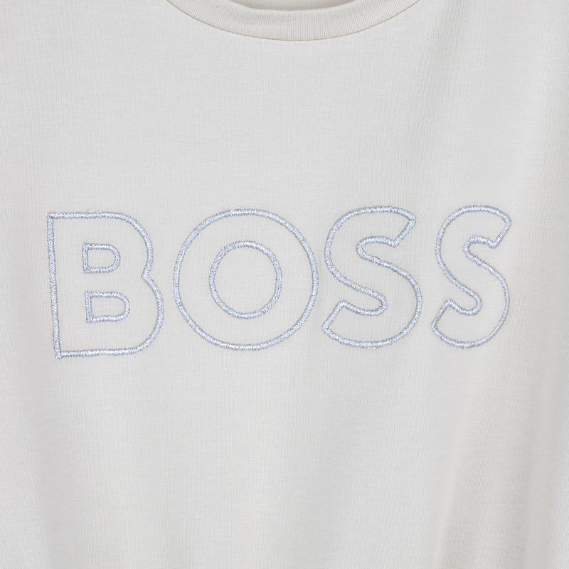 Kurz&auml;rmeliges Kleid BOSS 
                        M&Auml;DCHEN