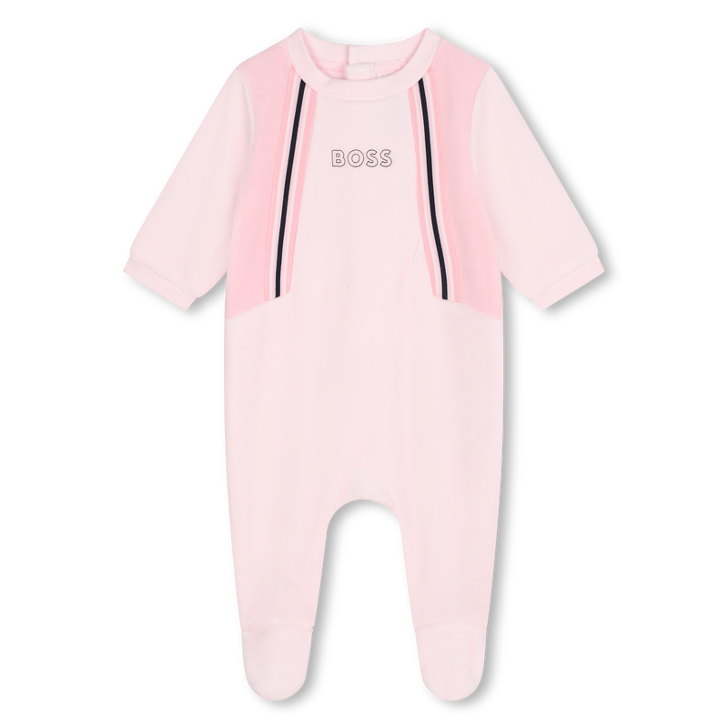 Velours-Pyjama BOSS 
                        M&Auml;DCHEN