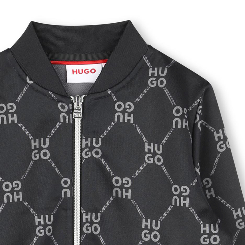 Sweatjacke mit Logo-Print HUGO 
                        M&Auml;DCHEN