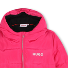 Gef&uuml;tterte Kapuzenwinterjacke HUGO 
                    M&Auml;DCHEN