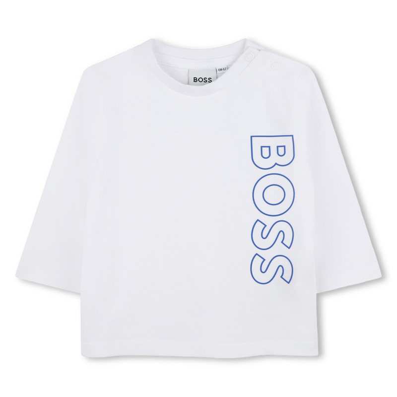 Baumwoll-Shirt mit Logo BOSS 
                        JUNGE