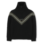 Pullover mit Stehkragen mit Rei&szlig;verschluss HUGO 
                    JUNGE