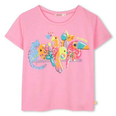 T-Shirt mit Druck &amp; Pailletten BILLIEBLUSH M&Auml;DCHEN