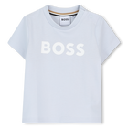 T-Shirt mit kurzen &Auml;rmeln, HIMMELBLAU, hi-res