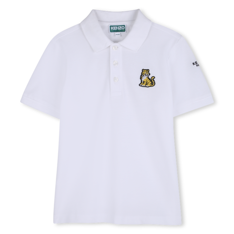POLOSHIRT MIT ABZEICHEN UND STICKEREI KENZO KIDS 
                        UNISEX