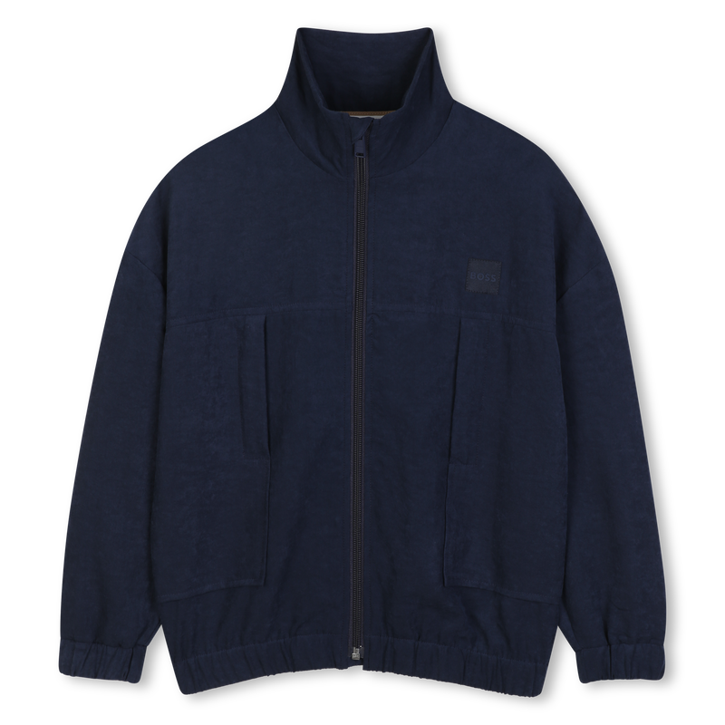 Strickjacke aus satinierter Baumwolle BOSS 
                        JUNGE
