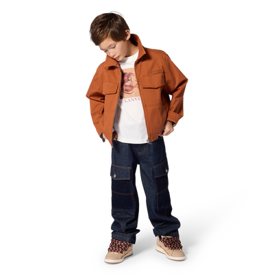 T-Shirt mit kurzen &Auml;rmeln LANVIN JUNGE