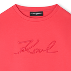 Lang&auml;rmeliges Kleid KARL LAGERFELD KIDS 
                    M&Auml;DCHEN