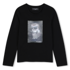 Langarmshirt KARL LAGERFELD KIDS 
                    M&Auml;DCHEN