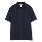 Gerades Poloshirt mit Print BOSS 
                    JUNGE