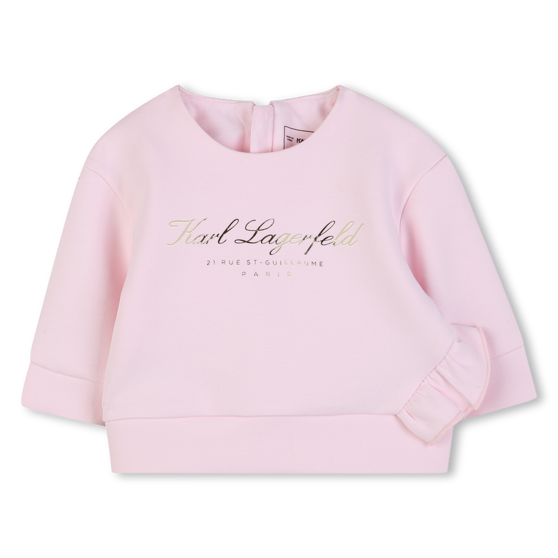 SET AUS SWEATSHIRT UND ROCK KARL LAGERFELD KIDS 
                        M&Auml;DCHEN