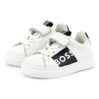 Ledersneaker mit Klettriemen BOSS 
                    JUNGE