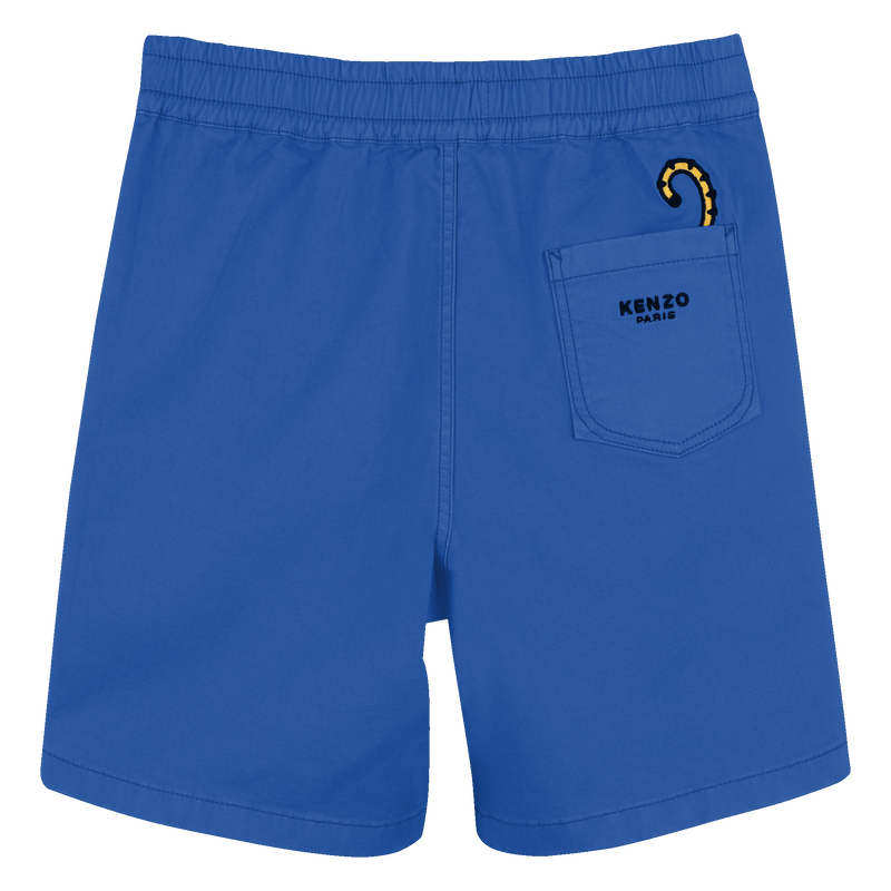 Baumwoll-Bermudas mit Badge KENZO KIDS 
                        JUNGE