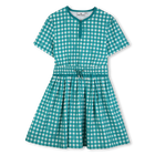 Kleid mit karomuster KIDS AROUND 
                    M&Auml;DCHEN