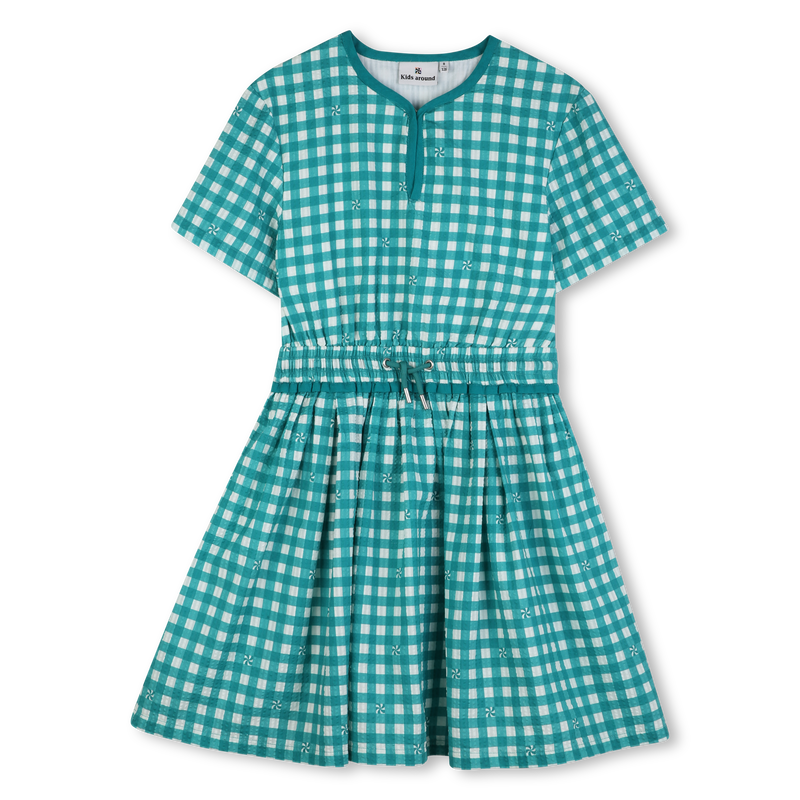 KLEID MIT KAROMUSTER KIDS AROUND 
                        M&Auml;DCHEN