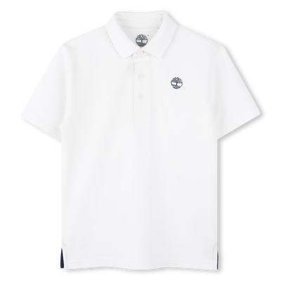 Einfarbiges Poloshirt mit Logo TIMBERLAND JUNGE