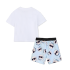 Set aus t-shirt und badeshorts KARL LAGERFELD KIDS 
                    JUNGE