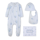 Pajama, hut und l&auml;tzchen set KENZO KIDS 
                    JUNGE