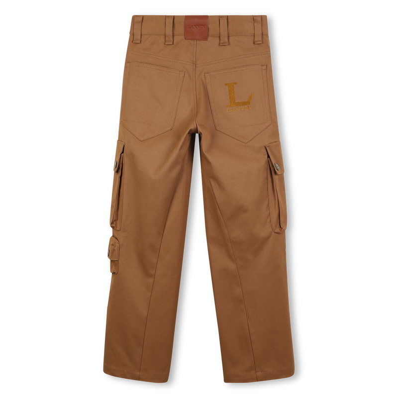 Bestickte bedruckte Hose mit PA-Logo LANVIN 
                        JUNGE