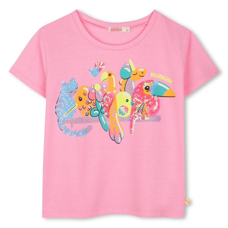T-Shirt mit Druck &amp; Pailletten BILLIEBLUSH 
                        M&Auml;DCHEN